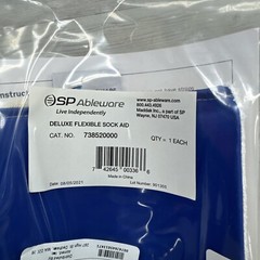 Deluxe Flexible Sock & Stocking Aid SP Ableware 738520000 NEW