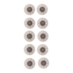 10pcs Hearing Device Domes Sound Amplifier Small Open Black Ear Tips Access RHVB