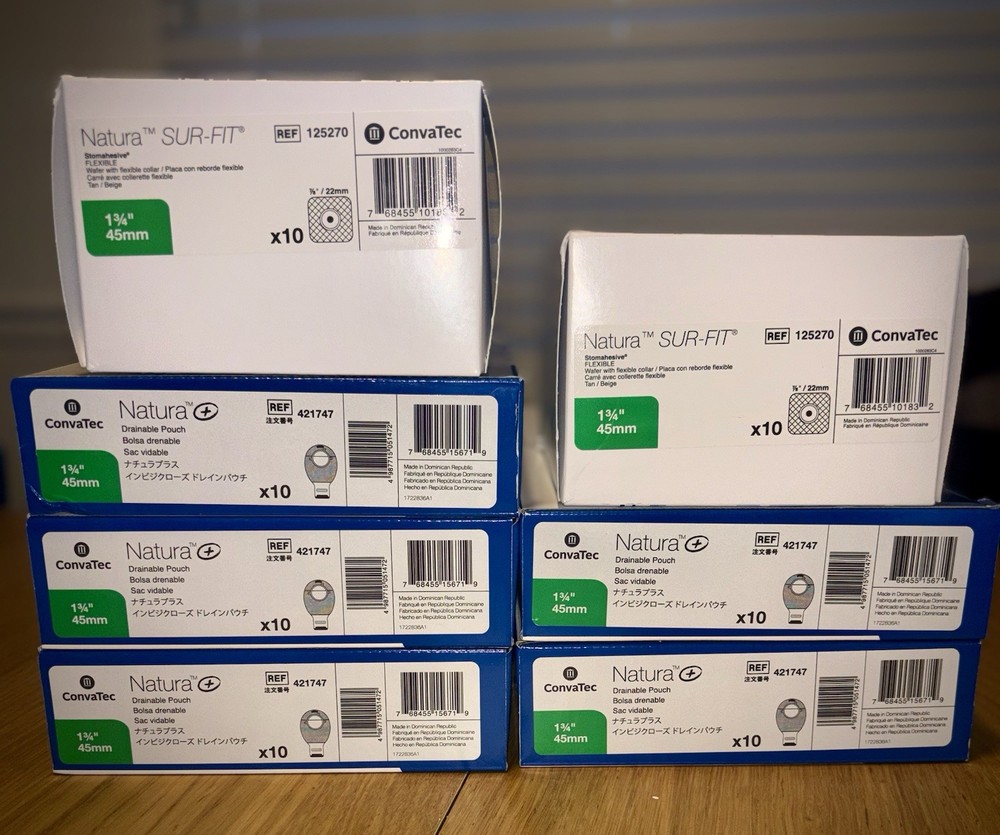 LOT! Convatec SUR-FIT – 45mm/Green – Pouches + Barriers | 421747 + 125270