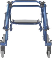 Nimbo 2G Lightweight Posterior Walker with Seat, Knight Blue, Small