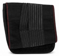 Women Postpartum Belly Binder Compression Wrap C-Section Support Belt Black/Red