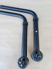 Quickie Wheelchair ANTI TIP TIPPERS WHEELS Wheelie Bars Parts Used Nitrum Qx 2