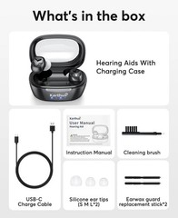 Karthus Invisible Digital Hearing Aid, Rechargeable, Noise Cancelling