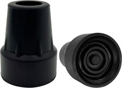 Skid-Resistant Replacement Cane Tips 3/4 Inch – Durable Rubber Design, Pack of 2