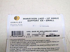 Corflex Marathon Active Lace Up Ankle Stabilizer Support XX Small 75-8000-000