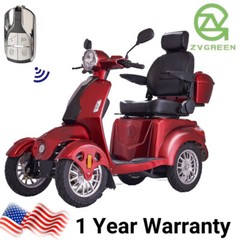 4 Wheels Travel Mobility Scooter 800W 60V 20AH battery Motor for Adult Senior
