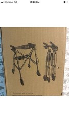 NEW – Stander Wonder Able Life Foldable Rollator Walker Cobalt Blue 4250-CB