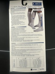 JOBST ActiveWear Knee High Compression Socks 20-30mmHg Cool White Sz Medium New
