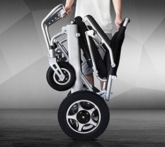 Fold & Travel Motorized Electric Power Wheelchair Scooter Only 55lb holds 360lb