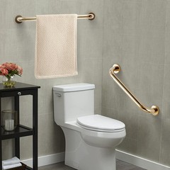 12 Inch Brass Shower Grab Bar Wall Mounted Bathroom Safety Rail
