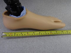 Left Leg Prostetic w/Foot Endolite Avalon K2 & Adjustable Trulife Bar – Size 26