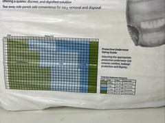 Covidien Sure Care 1605 Adult Disposable Pull On Up Underwear Diapers S/M 20 Ct