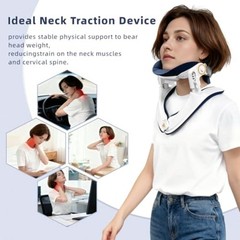 Cervical Traction Device, Lightweight & Adjustable Neck Stretcher for Neck Suppo