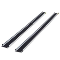 10′ Telescoping Adjustable Aluminum Loading Wheelchair Ramps