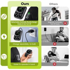 Electric Heated Shoulder 3 Modes Massager Brace with Vibration Joint Pain Relief