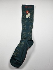 FIGS Compression Lunar New Year Of The Rabbit Medical Socks Size M