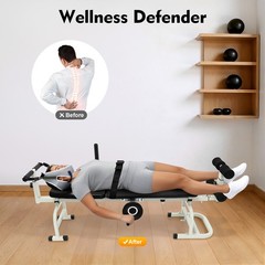 Lumbar Stretch Tool Therapy Massage Table Traction Bed for Cervical Spine Best