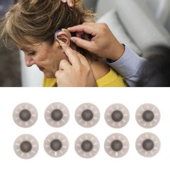 10pcs Hearing Device Domes For Phonak 6mm Small Open Black Ear Tips