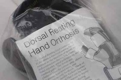 New RCAI Dorsal Resting Hand Orthosis Medium Left 15DHO-M-L Brace