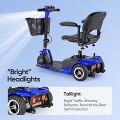 Used 3 Wheel Mobility Scooter Electric Powered Mobile Folding Wheelchair Device