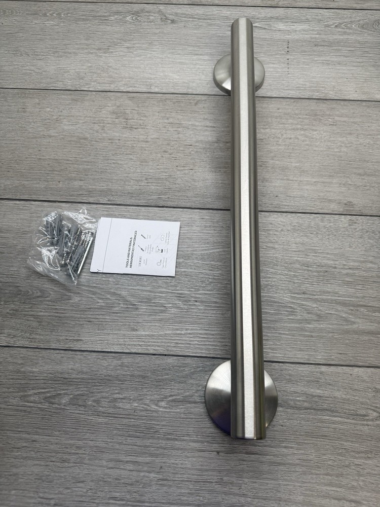 Signature Hardware SHGB18CBN 18 in. Grab Bar – Brushed Nickel *Scratches*