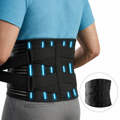 Adjustable Lower Back Brace Lumbar Support Waist Belt For Men Women Pain Relief