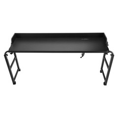 Overbed Table Mobile Bed Side Desk 4 Wheels (2 with Brakes) & Power Socket