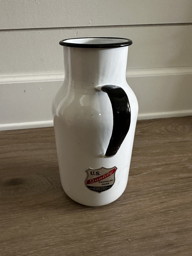 Vintage U.S. Military Quality Enamel Ware Male Urinal NIB
