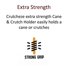 Cane Holder for Walker & Rollator – Cane Accessories for Mobility Scooter – 3 Pa