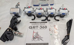 Q-8600-A1-L2 Q’Straint 4 QRT-360 Retractors L-Track Lap Shoulder Belt Wheelchair