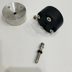 Convenient Plastic Prosthetic Shuttle Lock with Steel Core for Liner Connection