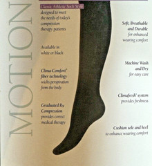 Mediven Motion Compression Sport Socks 16-20 mmHg – Black or White – Sizes –