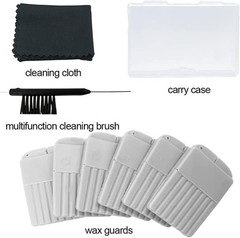 Essential Wax Guard Filters and Brush for Phonak, Unitron, Widex Users – 6 Packs
