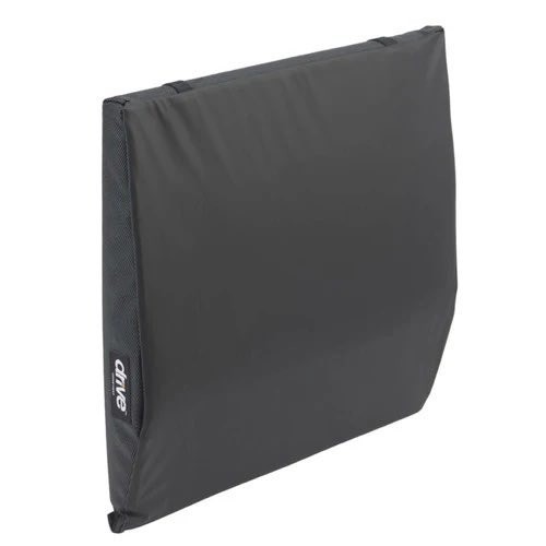 Drive Medical General Use Back Cushion 14920 Wheelchair Support 20x17x2.5 Black