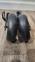 Quickie Tilite Ki Mobility Rigid WHEELCHAIR FRONT FORKS CASTERS Tires Wheels 5″