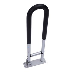 1pcs Folding Hinged Bathroom Rail Grab Bar Support Drop Down Handle Adjustabble