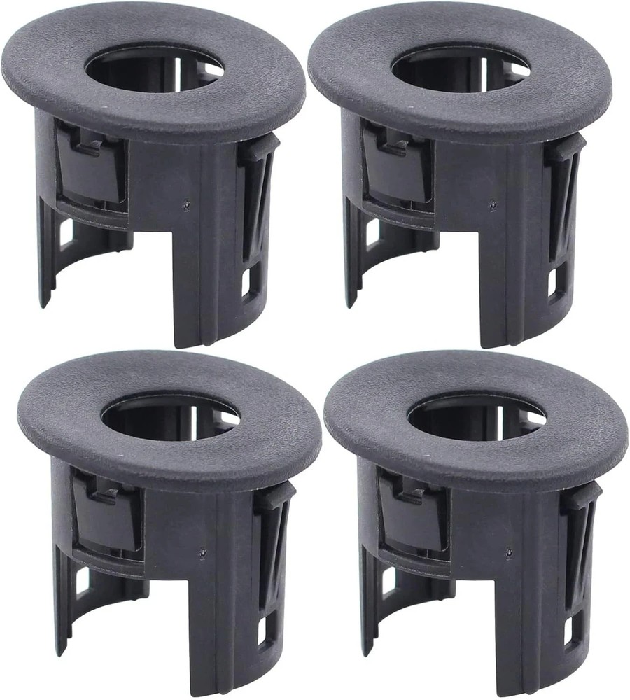 4Pcs Black Rear Bumper Parking Aid Assist Sensor Bracket Bezel Housing 25844782