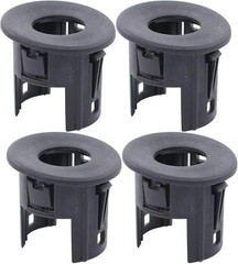 4Pcs Black Rear Bumper Parking Aid Assist Sensor Bracket Bezel Housing 25844782