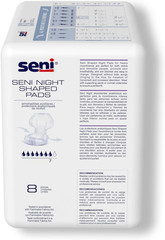 Seni Night Shaped Pads, 27″ Length, Heavy Absorbency Incontinence Pads with a Su