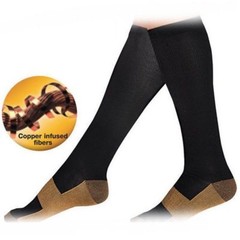 S-XXL Copper Infused Compression Socks 20-30mmHg Pain Relief Mens Womens Lot