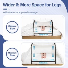 Jfnoraiva Blanket Lifter For Feet Under Mattressheight Width Adjustable Bed