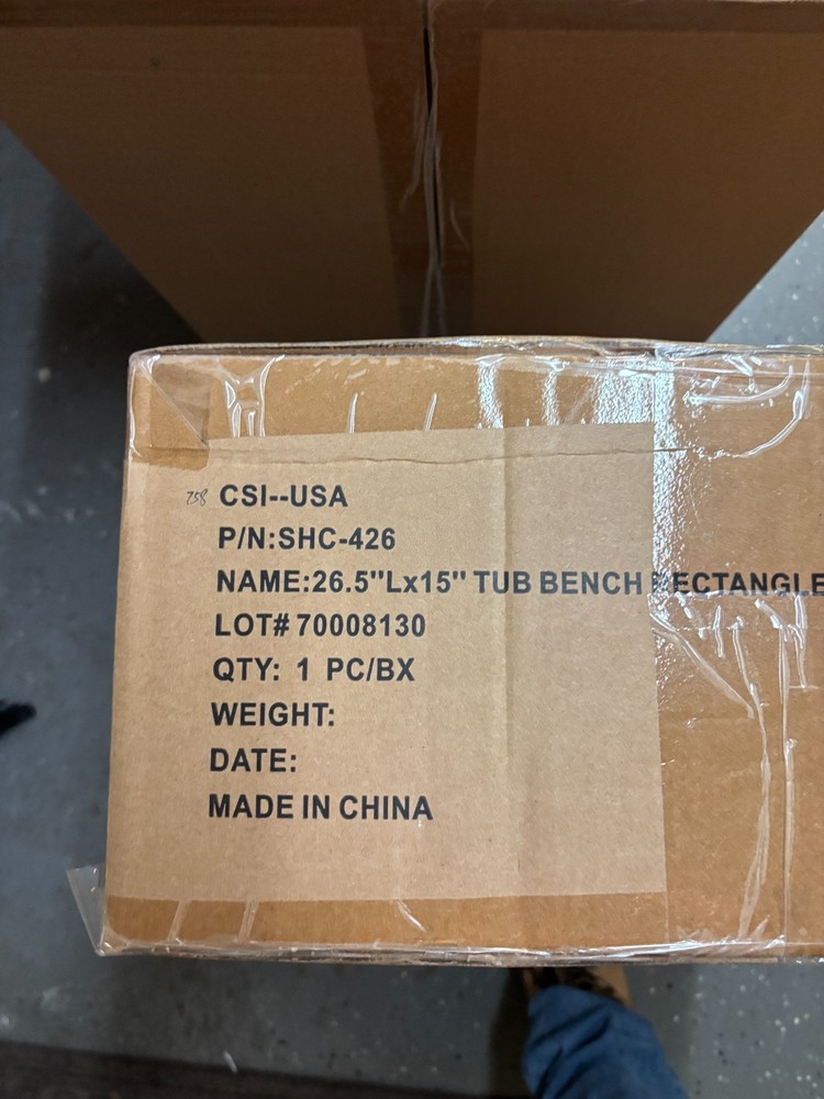 SHC-426 Tub Bench 26.5″ x 15″
