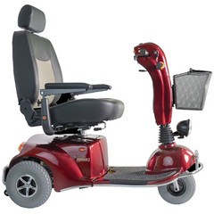 Electric Power Scooter Heavy Duty 500 lb Cap Suspension 32 Mile 6 mph Pioneer 9