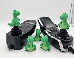 Power Wheelchair Accessory Mobility Cute T-Rex Dinosaur Joystick knob