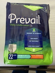 Prevail Daily Underwear Youth/Small Extra Absorbency 360° Breathable 22.176 Unit