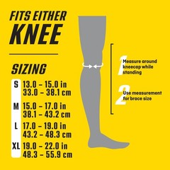 FUTURO Performance Knee Support, Ideal for General Large (Pack of 1), Black