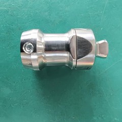 Prosthetic 75mm Pyramid Sliding Double Connector Stainless Steel Adapter