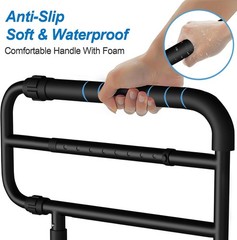 Bed Rails for Elderly Adults~ ASTM-Approved Bed Rails for Seniors w Anti-Wobble