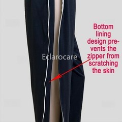 Two Sides of The Zipper Full-open Pants Rehabilitation Nursing Patients Bed Pant