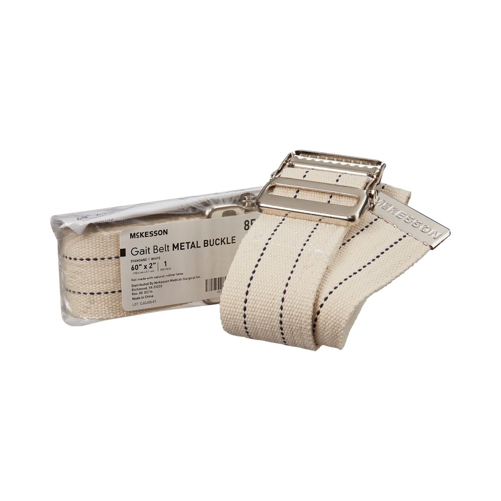 McKesson Gait Belt 60″ Length White 855 1 Ct